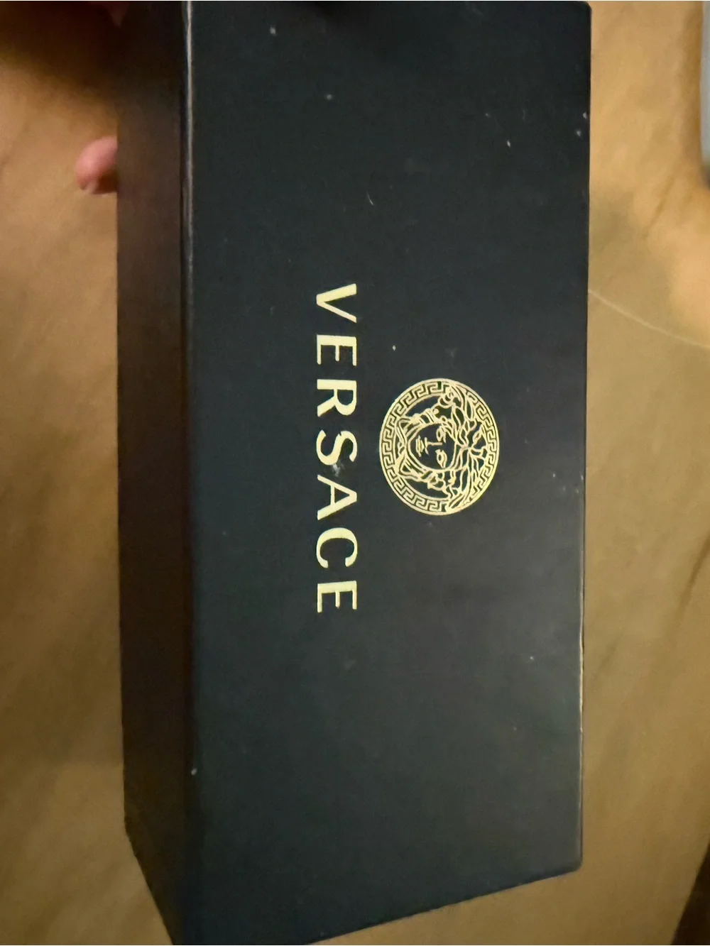 Versace Gold and Black Men's Polarized Sunglasses